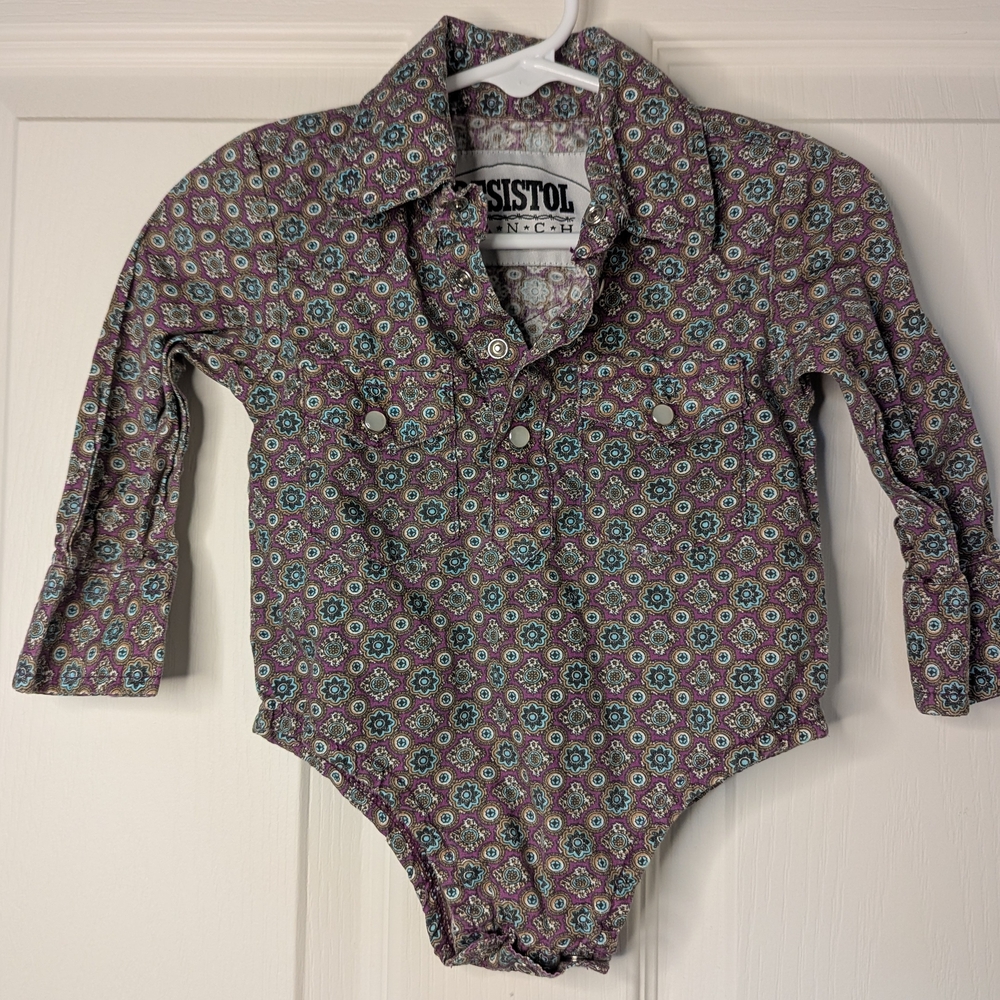 Resistol 6m Cowboy Shirt - Purple